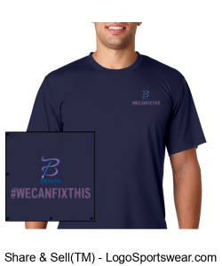 Bravin WECANFIXTHIS2 Tee with Logo on back Design Zoom